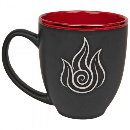 Avatar: The Last Airbender Fire Nation Symbol Etched Ceramic Mug